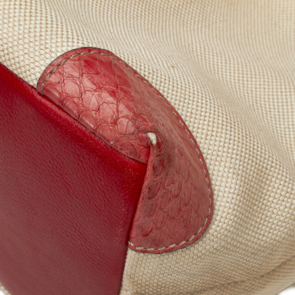 Cartier Marcello Python Embossed Shoulder Bag Tot… - image 8